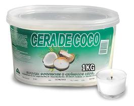 Cera De Coco Premium 1Kg: Velas Veganas Naturais Perfumadas