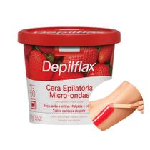 Cera de Microondas para Depilação Corporal Buço Axila e Virilha Morang Depilflax 100g