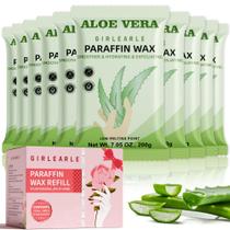 Cera de parafina GIRLEARLE Aloe Vera 10x200g Hidratante