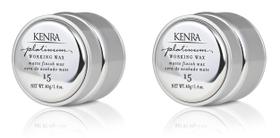 Cera de trabalho Styler Kenra Professional Platinum 15 40 ml (pacote com 2) Cera de trabalho Styler Kenra Professional Platinum 15 40 ml (pacote com 2)
