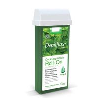 Cera Depiatória Hortelã Refil Roll On Depilflax 100g