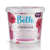 Cera Depil Bella Cremosa Para Microondas Pétalas De Rosas 100g Cera Depil Bella Cremosa Para Microondas Pétalas De Rosas 100g