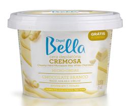 Cera depil bella micro-ondas 200g chocolate branco