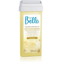 Cera depil bella roll on chocolate branco