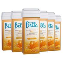 CERA DEPIL BELLA ROLL ON MEL DE ABELHAS 100g - KIT COM 6 UNIDADES