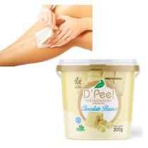 Cera Depilação Chocolate Branco 300g Profissional Hidrossoluvél Vegana Cera Depilação Chocolate Branco 300g Profissional Hidrossoluvél Vegana
