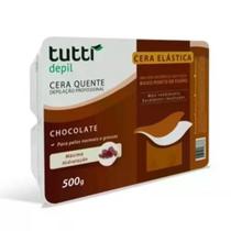 Cera Depilatória A Quente Chocolate Tutti Depil 500G