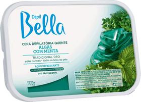 Cera Depilatória Algas Marinhas Com Menta Depil Bella 500g