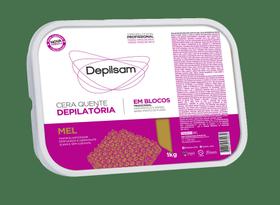 Cera depilatória bandeja tradicional mel 1kg