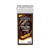 Cera Depilatória Chocolate Roll-on Refil 100g Depimiel