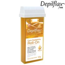 Cera Depilatória Corporal Depilflax Natural Roll-On Alto Rendimento