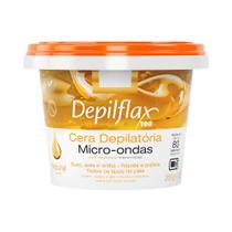 Cera Depilatória Depilflax Microondas Natural 200g Cera Depilatória Depilflax Microondas Natural 200g