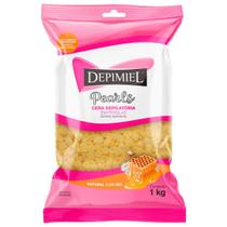 Cera Depilatoria Depimiel Natural com Mel em perolas 1kg Cera Depilatoria Depimiel Natural com Mel em perolas 1kg