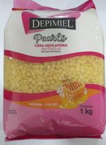 Cera Depilatória Depimiel Pearls 1kg Natural com Mel Sistema Espanhol