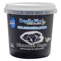 Cera Depilatória Diamante Negro Depile Plus 600g Vegana