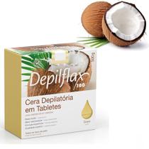 cera depilatória em tabletes coco depilflax baixa fusão 500g qualidade superior profissional