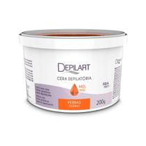 Cera Depilatória Fria Mel para Pernas 200g - Depilart Cera Depilatória Fria Mel para Pernas 200g - Depilart