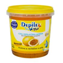 Cera Depilatória Maracujá Depile Plus 600g Hidrossolúvel