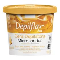 Cera Depilatória Micro-Ondas Depilflax Natural 100g Cera Depilatória Micro-Ondas Depilflax Natural 100g