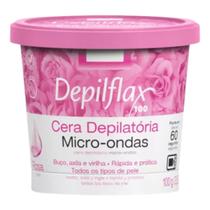 Cera Depilatória Micro-Ondas Depilflax Rosas 100g