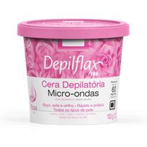 Cera Depilatória Micro-ondas Rosas 100g - Depilflax