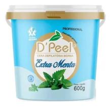 Cera depilatória morna extra menta d'peel 600g Cera depilatória morna extra menta d'peel 600g