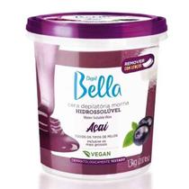 Cera Depilatória Morna Hidrossolúvel Açaí 1,3Kg - Depill Bella