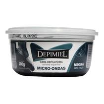 Cera Depilatória Para Micro-ondas Negra 200g - Depimiel Cera Depilatória Para Micro-ondas Negra 200g - Depimiel