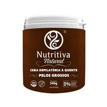 Cera Depilatória Pelos Grossos Nutritiva Natural 540g