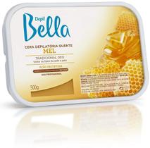 Cera Depilatória Quente Depil Bella em Barra Mel