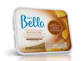 Cera Depilatória Quente Depil Bella Própolis e Mel 800g Cera Depilatória Quente Depil Bella Própolis e Mel 800g