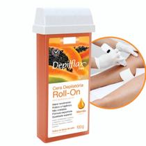 Cera Depilatória Quente Rollon Refil 100g Depiladora Depilação Corporal Braço Perna Virila Axila Depilflax Profissional