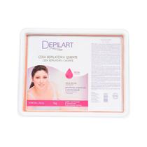 Cera Depilatória Quente Rosa 1kg - Depilart Cera Depilatória Quente Rosa 1kg - Depilart