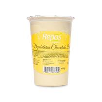 Cera Depilatória Repós Chocolate Branco, 400g