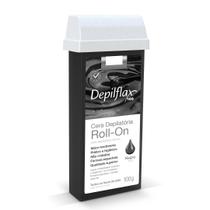 Cera Depilatória Roll On Depilflax Negra 100g