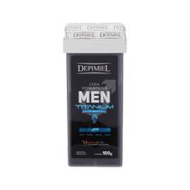 Cera Depilatória Roll On Depimiel Men Powerfull Refil 100G