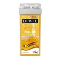 Cera Depilatória Roll-on Natural Com Mel Depimiel 100g 30un