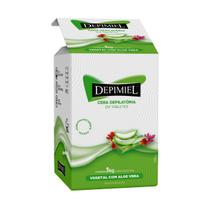 Cera Depilatória Tablete Vegetal com Aloe Vera Depimiel 1kg