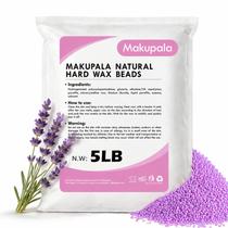 Cera Dura em Pérolas Makupala 2,27kg Lavanda Sem Tira Cera Dura em Pérolas Makupala 2,27kg Lavanda Sem Tira