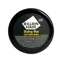 Cera Efeito Brilho Pasta Cabelo e Barba Styling Wax Billion Hair 70g