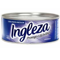 Cera Em Pasta Ingleza Incolor Lata 400Gr Mármores, Portas,