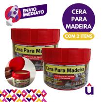 Cera Em Pasta Para Madeira Abelha Carnaúba Lustrar Móveis Brilho Proteção Revitalização - Éd+ Cera Em Pasta Para Madeira Abelha Carnaúba Lustrar Móveis Brilho Proteção Revitalização - Éd+