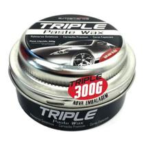 Cera em Pasta Triple Wax Paste 300g c/ Aplicador Autoamerica