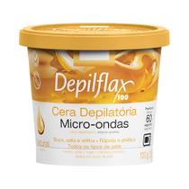 Cera Epilatória Depilflax Microondas Natural 100g Cera Epilatória Depilflax Microondas Natural 100g