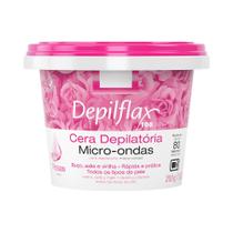 Cera Epilatória Depilflax Microondas Rosa 200g Cera Epilatória Depilflax Microondas Rosa 200g