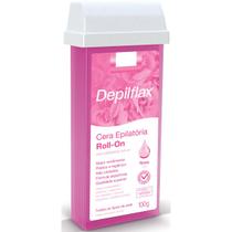 Cera Epilatória Roll-On Rosa 100g Depilflax