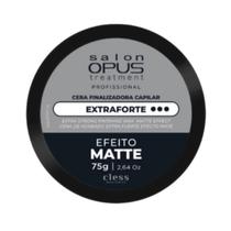 Cera Finalizadora Capilar Salon Opus 75g Efeito Matte Cless Fixação Extra Forte