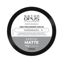 Cera Finalizadora Capilar Salon Opus 75g Efeito Matte Cless Fixação Extra Forte
