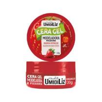 Cera gel modeladora fixadora umidiliz morango 120g Cera gel modeladora fixadora umidiliz morango 120g