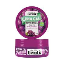 Cera gel modeladora fixadora umidiliz uva 120g Cera gel modeladora fixadora umidiliz uva 120g
